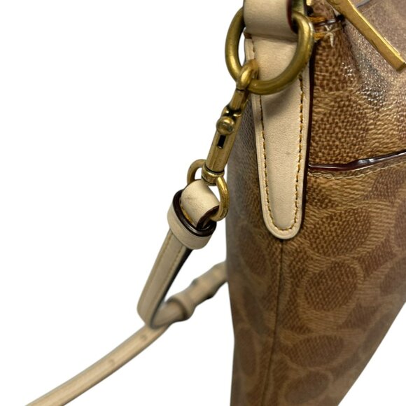 Coach Kitt Messenger Crossbody In Colorblock Signature Canvas - Picture 5 of 12